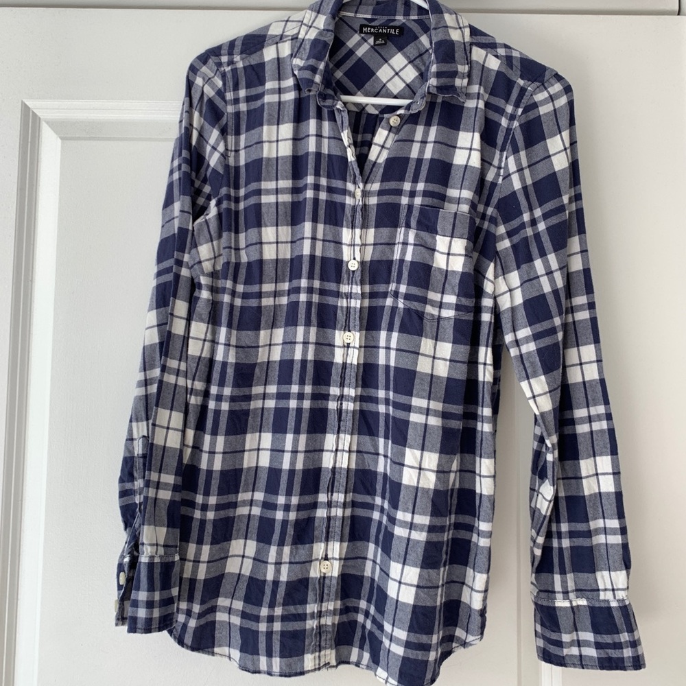 J. Crew Mercantile Flannel Button Up